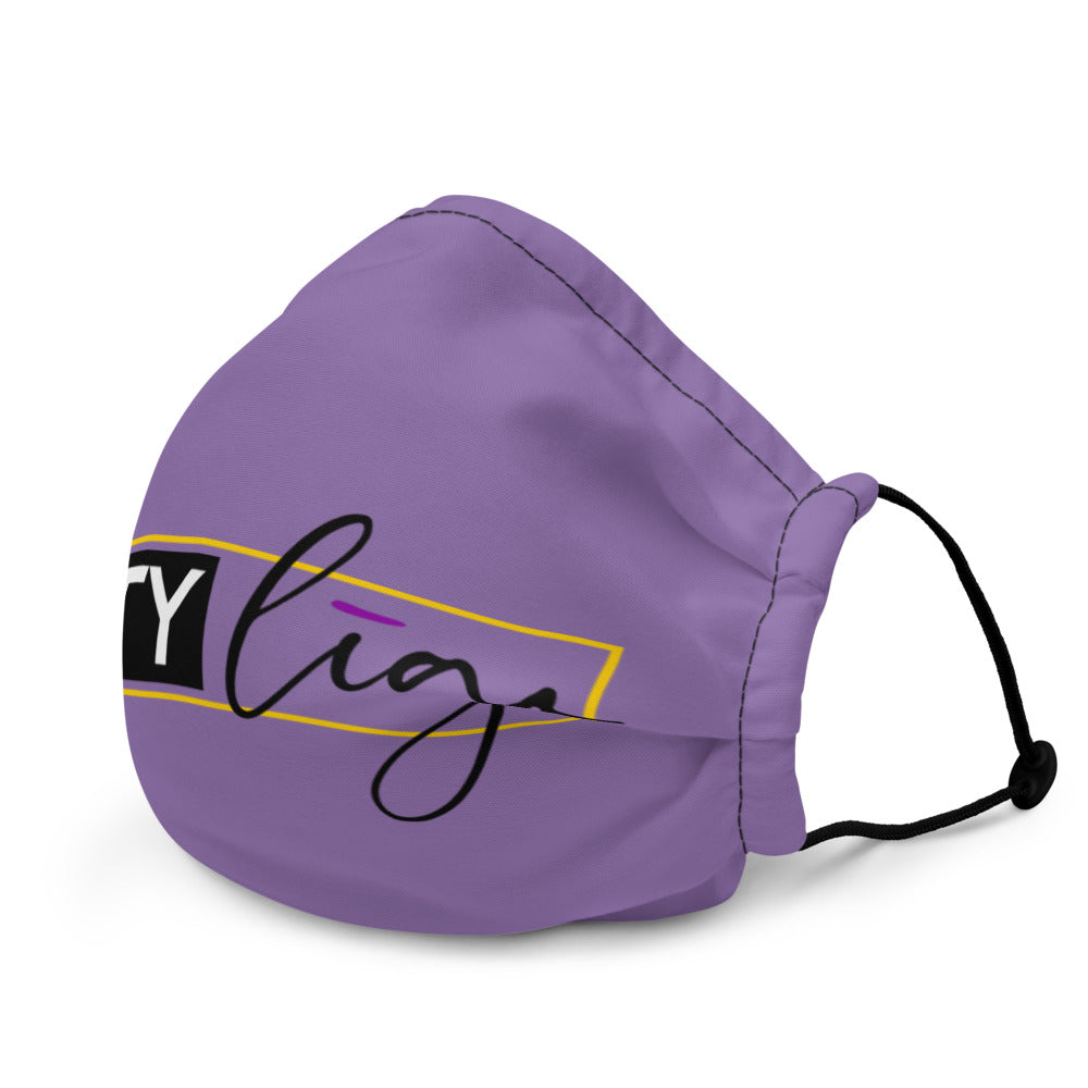 Litty Ligo Face Mask Official Logo Purple