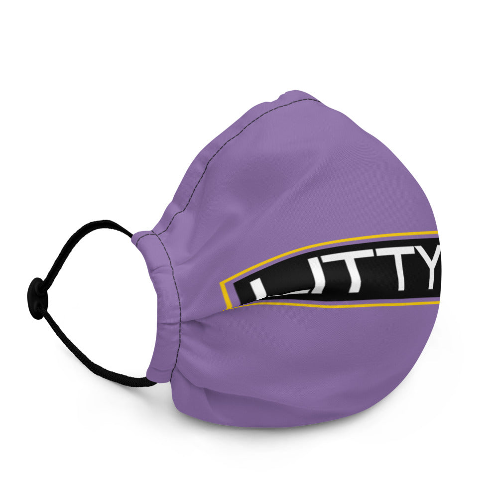Litty Ligo Face Mask Official Logo Purple