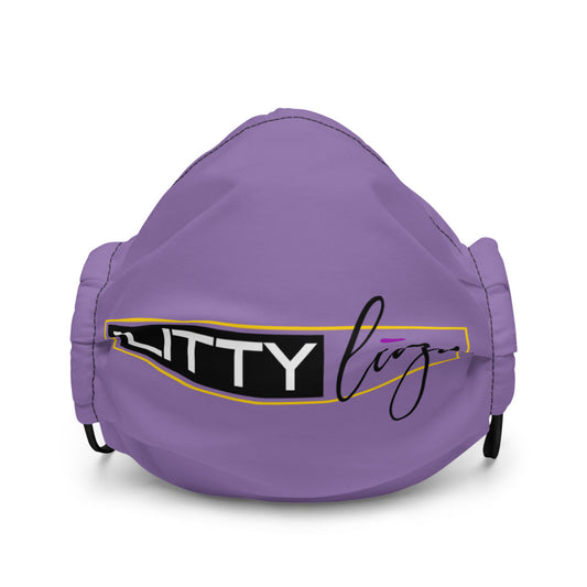 Litty Ligo Face Mask Official Logo Purple