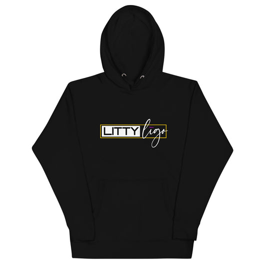 Litty Ligo Black Logo Hoodie