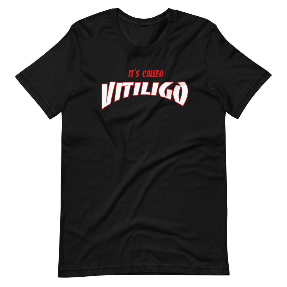 Black & Red Vitiligo Awareness Tee