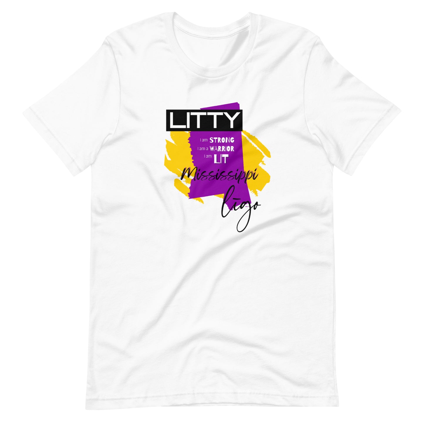Litty Ligo Mississippi White Tee