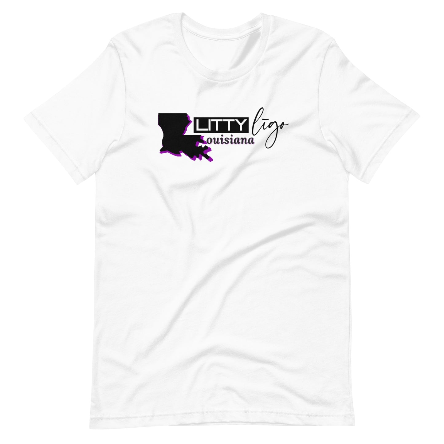 Litty Ligo Louisiana Tee White
