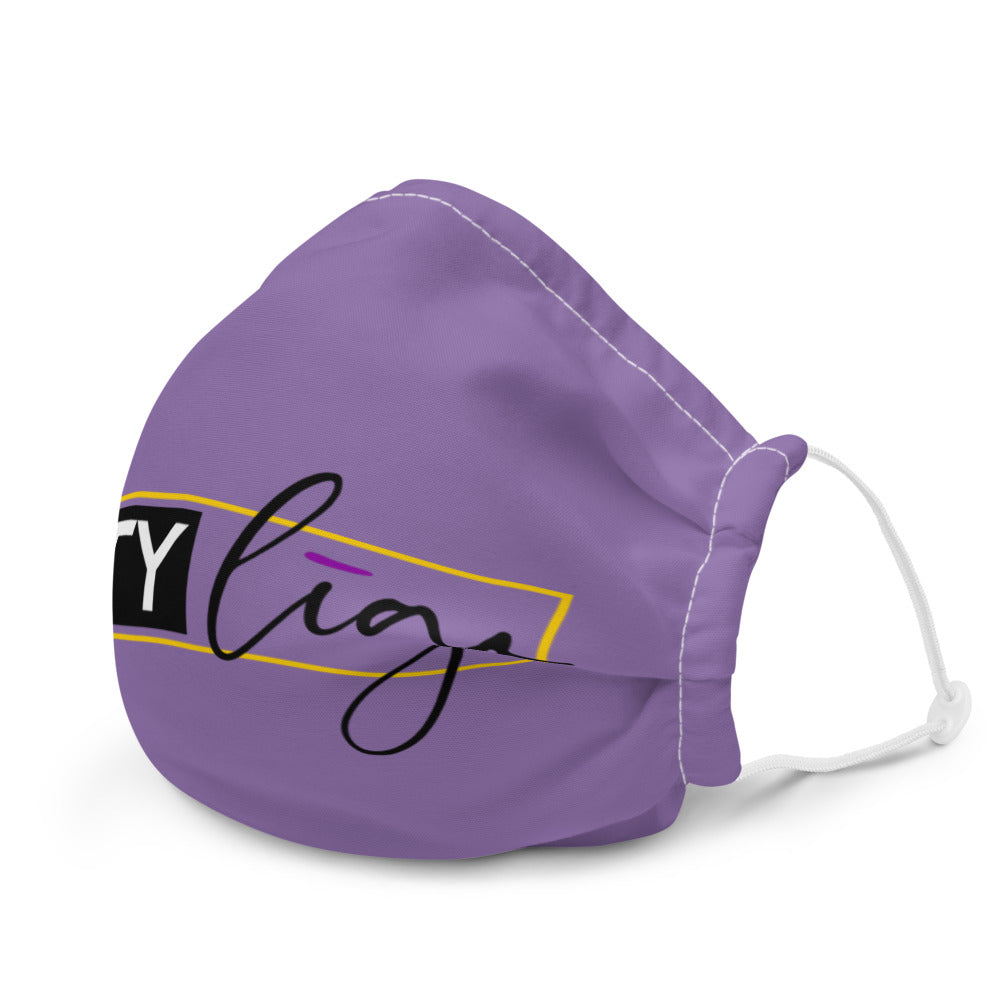 Litty Ligo Face Mask Official Logo Purple