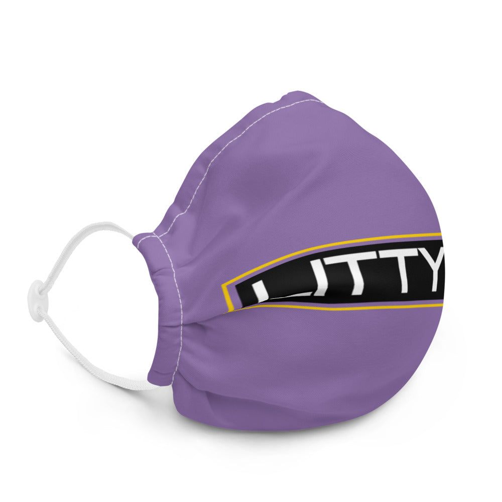 Litty Ligo Face Mask Official Logo Purple