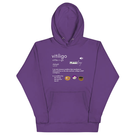 Vitiligo Definition Hoodie Colors