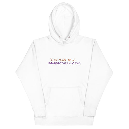 You Can Ask Vitiligo Tone Awareness Hoodie