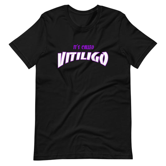 Black & Purple Vitiligo Awareness Tee