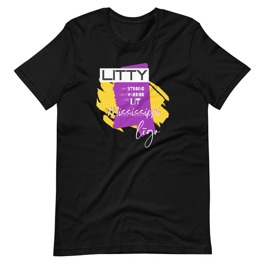 Litty Ligo Mississippi Black Tee