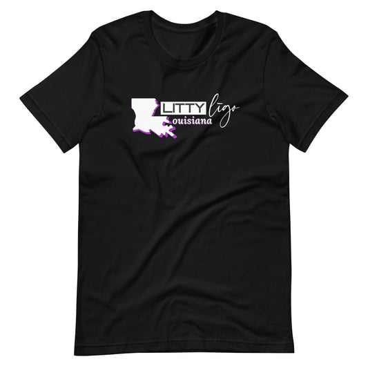 Litty Ligo Louisiana Tee Black
