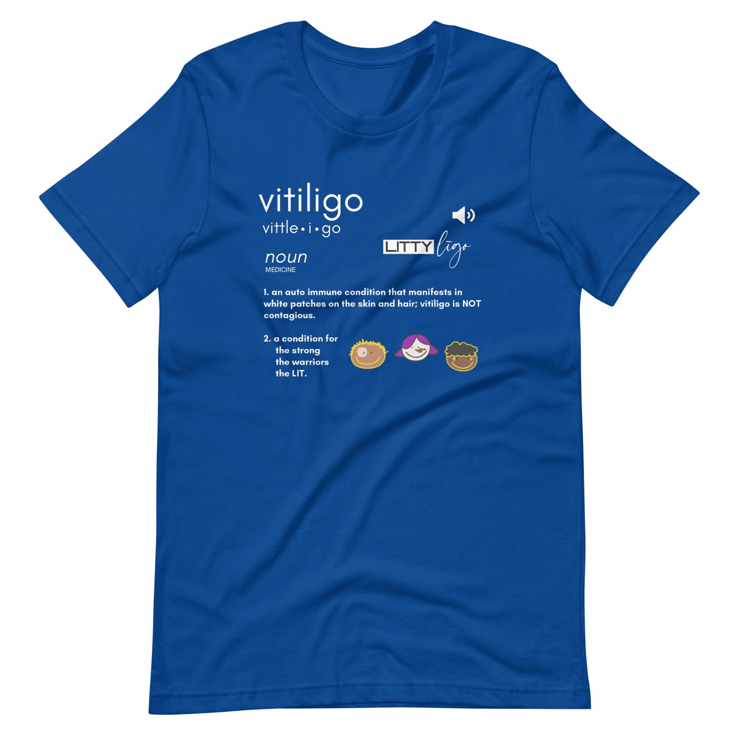 Vitiligo Definition Tee Colors